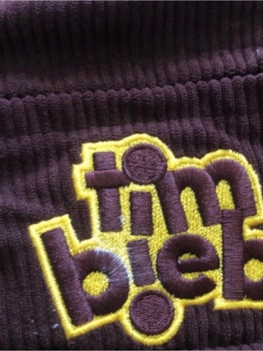 Shoulder Bag Crossbody Justin Bieber x Tim Hortons collab NEW pkg Curduroy
